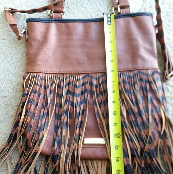 Fringe Steve Madden Leather Purse - Picture 3 of 6